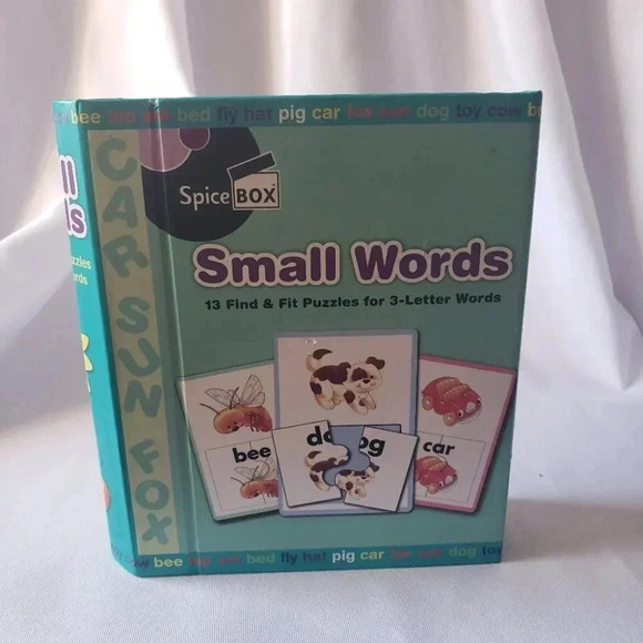 Small Words: 13 Find & Fit Puzzles for 3 and up Letter Words - Picture 1 of 8